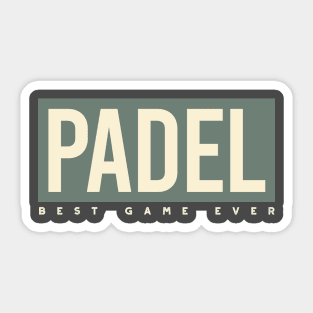 Padel Sticker